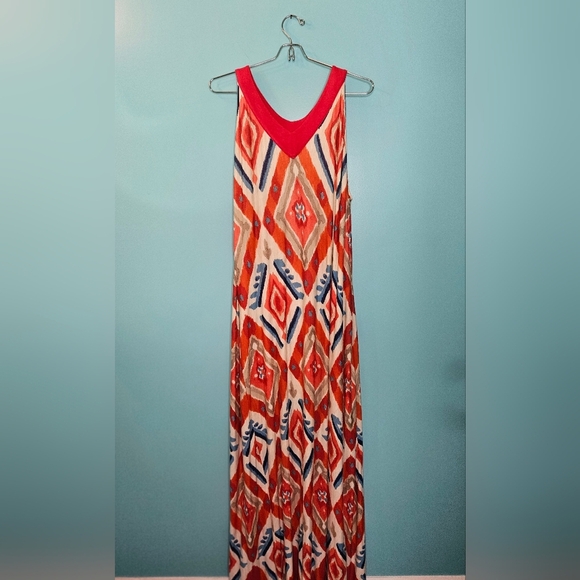 Chico's Ikat Sleeveless Maxi Dress - Picture 3 of 7